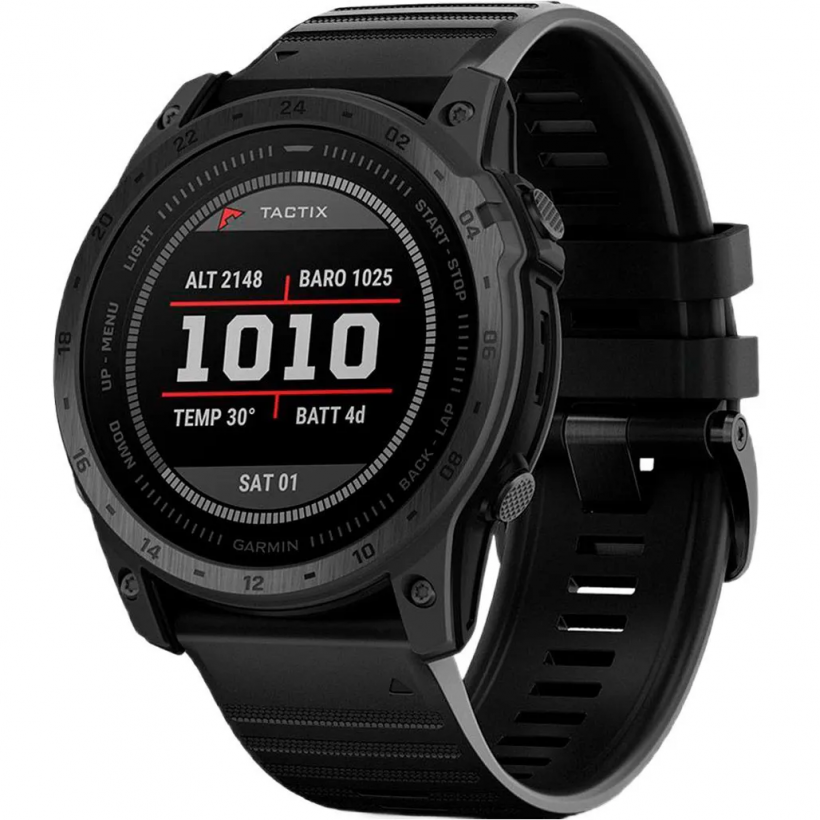 Смарт-часы Garmin Tactix 7 Standard Edition Premium Tactical GPS Watch with Silicone Band (010-02704-00/01)  Фото №4