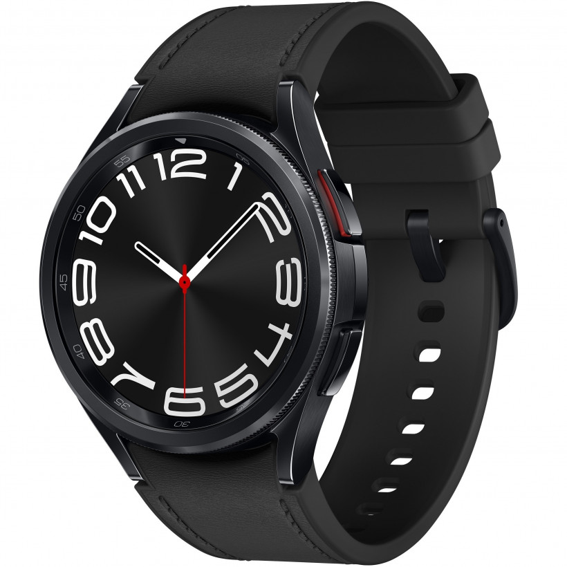 Смарт-часы Samsung Galaxy Watch6 Classic 43mm eSIM Black (SM-R955FZKA)  Фото №0