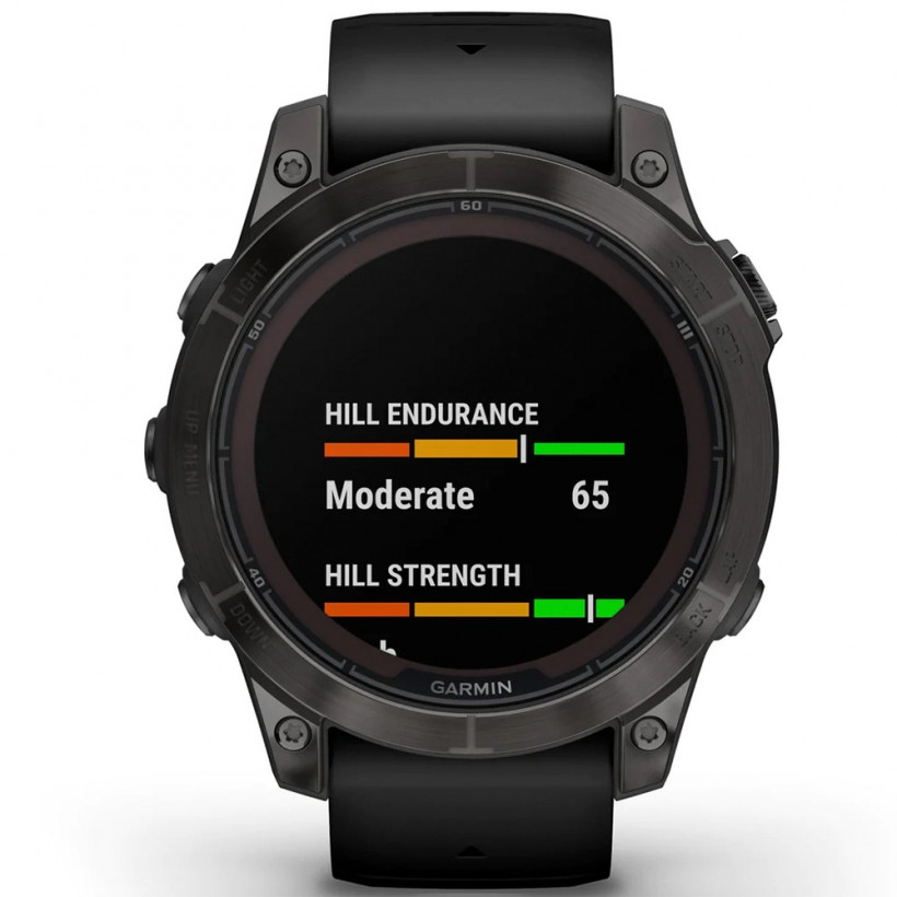 Смарт-часы Garmin Fenix 7 Pro Sapphire Solar Carbon G. DLC Tit. with Black Band (010-02777-10/11)  Фото №1