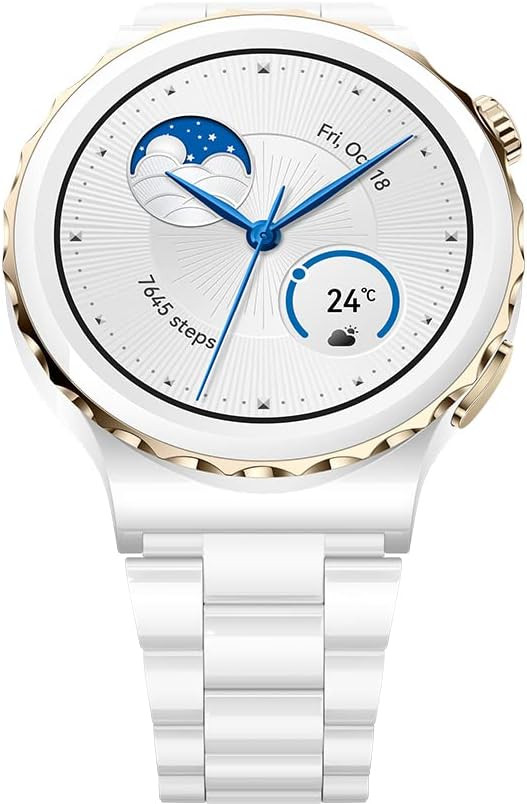 Смарт-годинник HUAWEI Watch GT 3 Pro 43mm White Ceramic (55028824)  Фото №5