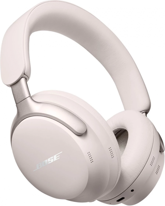 Наушники с микрофоном Bose QuietComfort Ultra Headphones Smoke White (880066–0200)  Фото №3