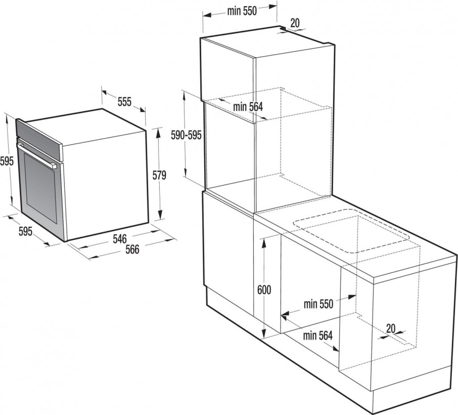 Духовка електрична Gorenje BOP798S54X  Фото №0