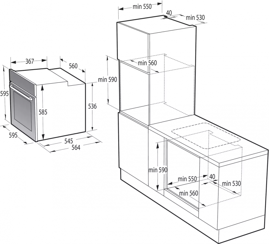 Духовка электрическая Gorenje BOS67371SYB  Фото №2