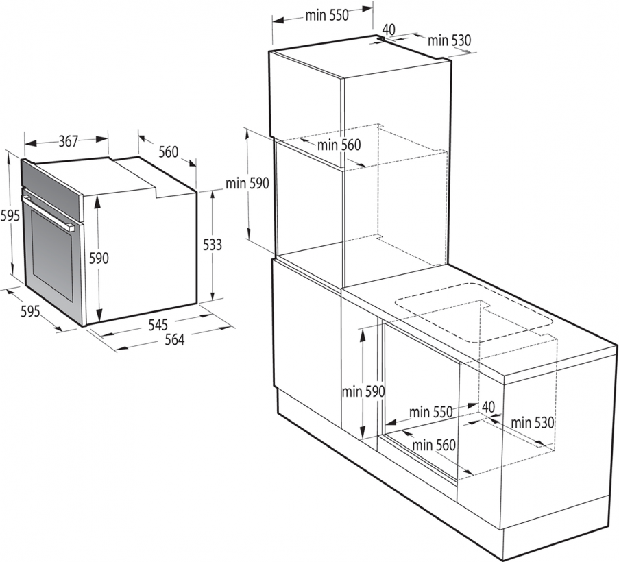 Духовка електрична Gorenje BPS6747A06X  Фото №0