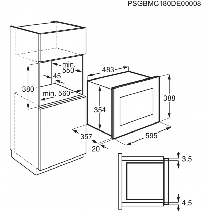 Мікрохвильовка з грилем Electrolux LMS4253TMX  Фото №0