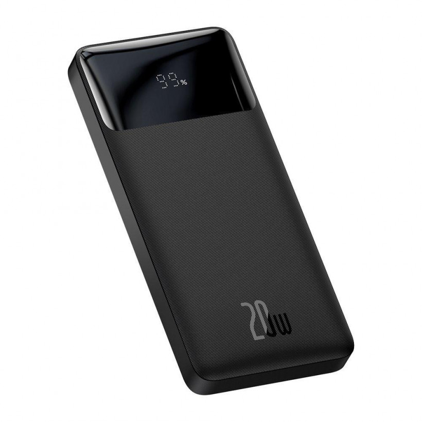 Зовнішній акумулятор (павербанк) Baseus Bipow Digital Display 10000mAh 20W Black (PPDML-L01)  Фото №0