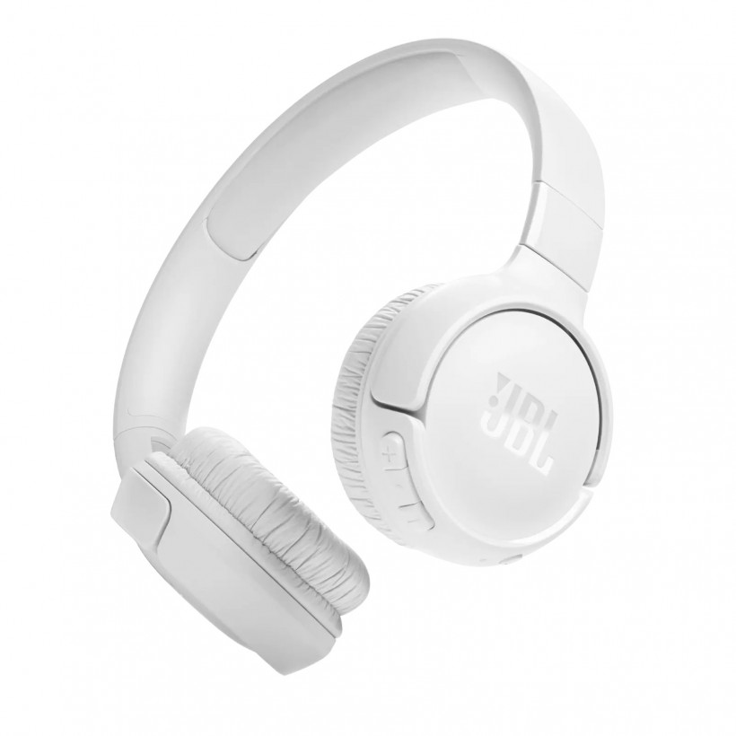 Наушники с микрофоном JBL Tune 520BT White (JBLT520BTWHTEU)  Фото №1