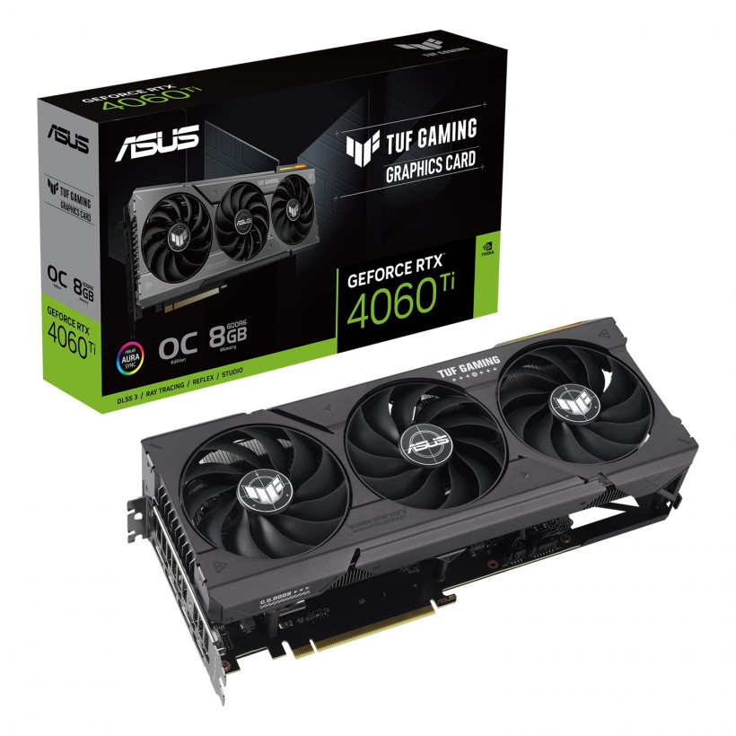 Відеокарта ASUS TUF-RTX4060ti-O8G-GAMING  Фото №0