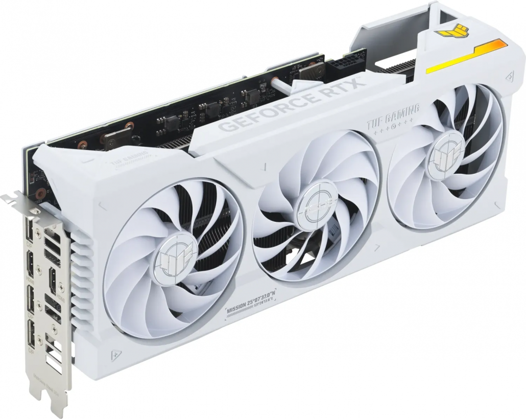 Відеокарта ASUS TUF-RTX4070TI-O12G-WHITE-GAMING (90YV0IJ2-M0NA00)  Фото №2