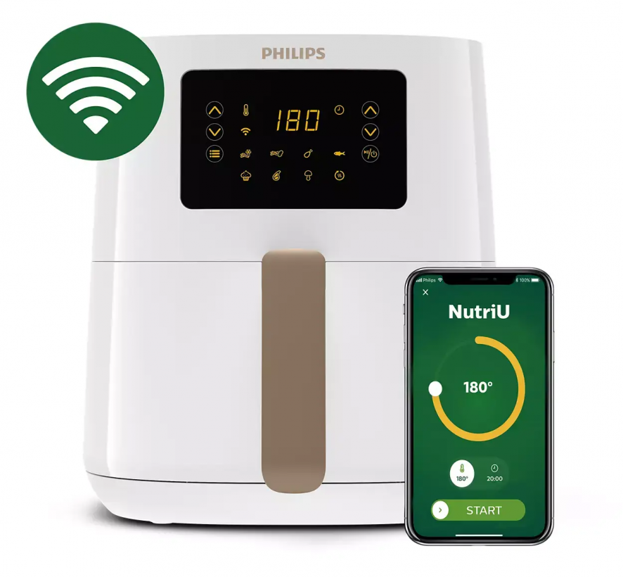 Мультипіч (аерофритюрниця) Philips Airfryer 5000 Series Connected HD9255/30  Фото №1