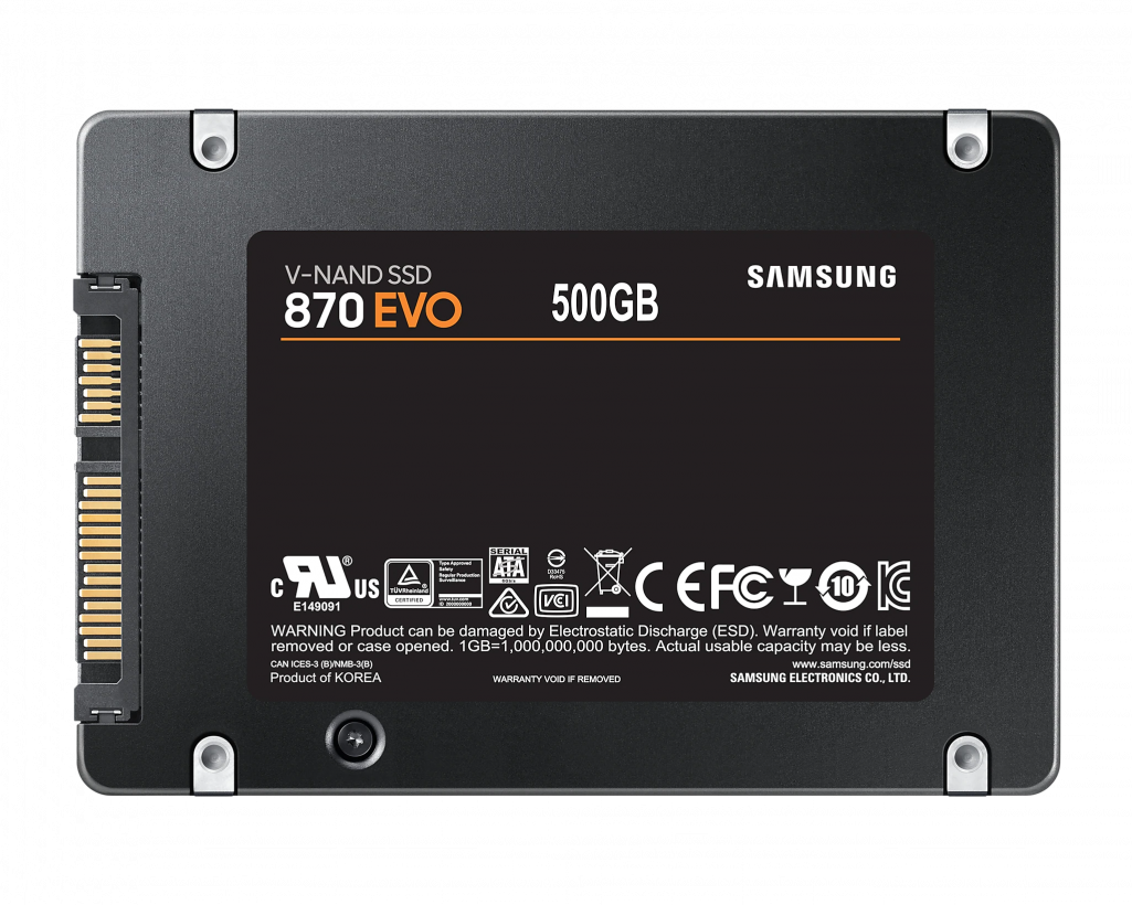 SSD накопичувач Samsung 870 EVO 500 GB (MZ-77E500BW)  Фото №2