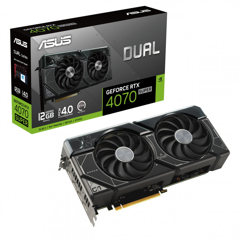 Відеокарта ASUS DUAL-RTX4070S-12G  Фото №2