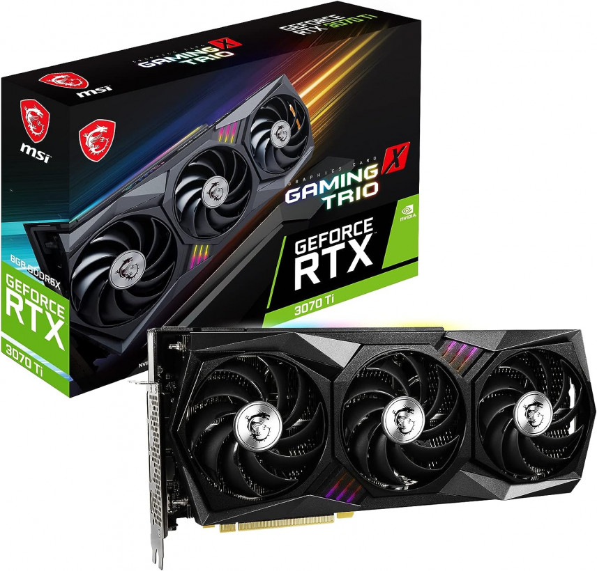 Видеокарта MSI GeForce RTX 3070 Ti GAMING X TRIO 8G