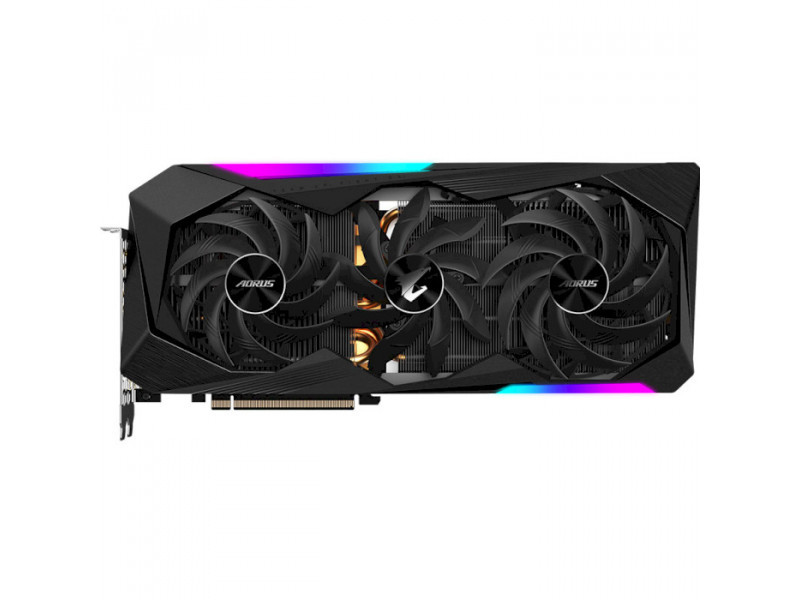 Видеокарта Gigabyte AORUS Radeon RX 6800 XT MASTER 16G (GV-R68XTAORUS M-16GD)  Фото №0