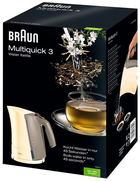 Электрочайник Braun Multiquick 3 WK 300 Cream  Фото №2