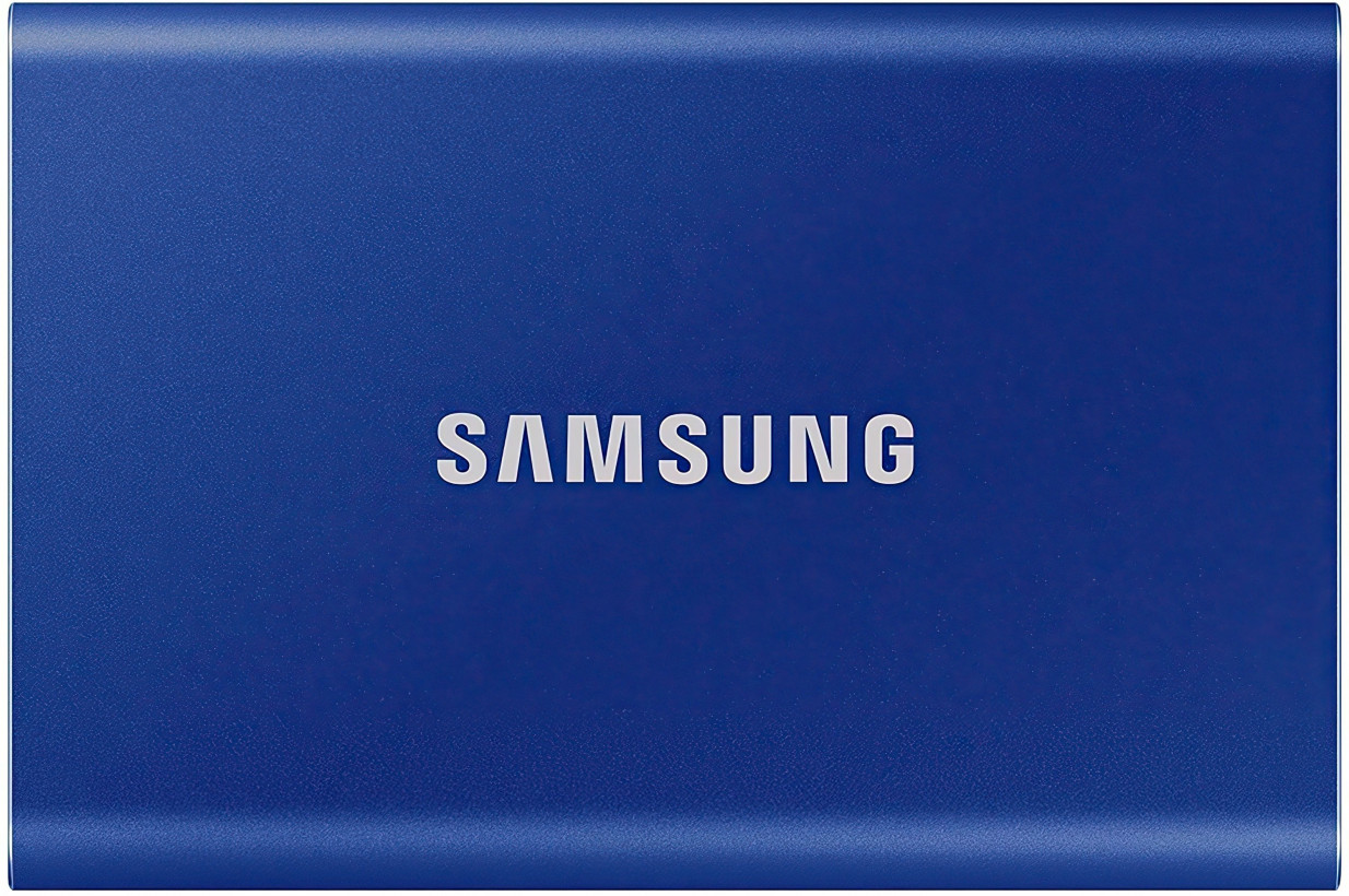 SSD накопитель Samsung T7 500GB Indigo Blue (MU-PC500H/WW)