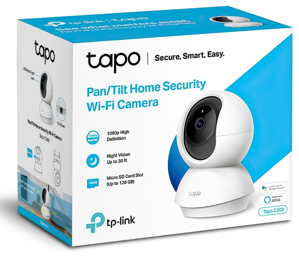 IP-камера видеонаблюдения TP-Link Tapo C200  Фото №1