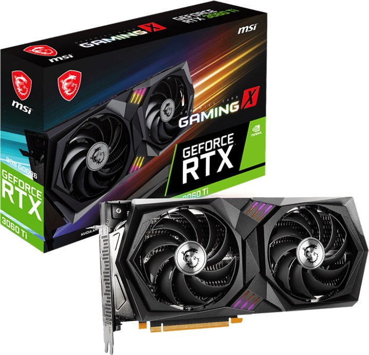 Видеокарта MSI GeForce RTX 3060 Ti GAMING X 8G LHR  Фото №3