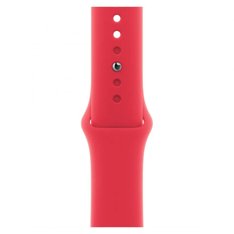 Смарт-часы Apple Watch Series 9 GPS + Cellular 41mm PRODUCT RED Alu. Case w. PRODUCT RED Sport Band - S/M (MRY63)  Фото №1