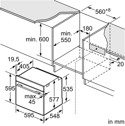 Духовка электрическая Bosch HBG675BB1  Фото №4