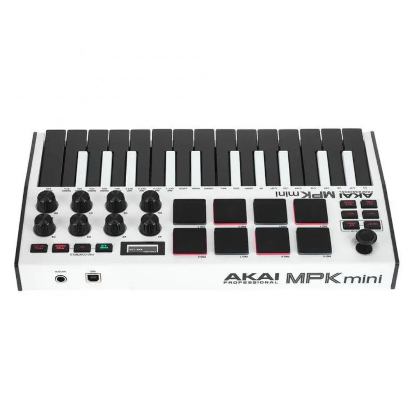 MIDI-клавиатура AKAI MPK Mini MK3 White  Фото №2