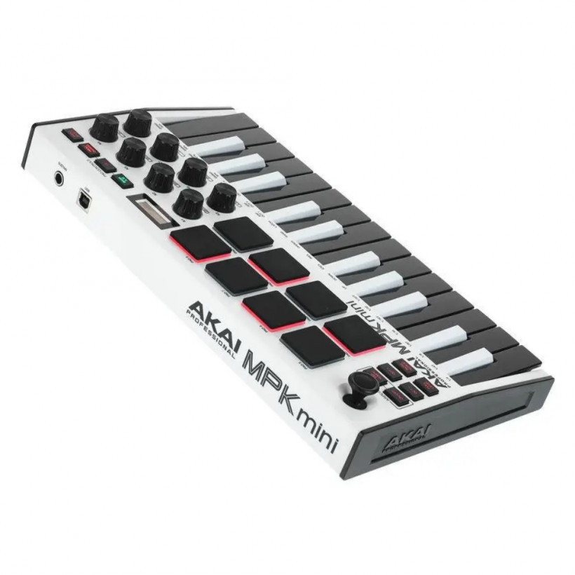 MIDI-клавиатура AKAI MPK Mini MK3 White  Фото №3