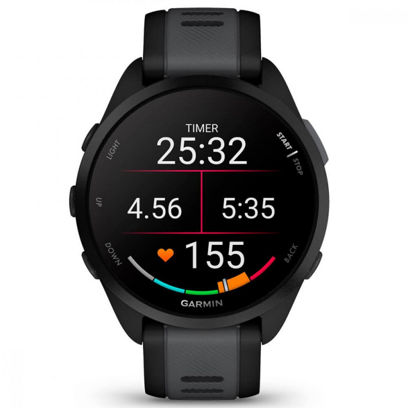 Смарт-годинник Garmin Forerunner 165 Music Black/Slate Gray (010-02863-30)