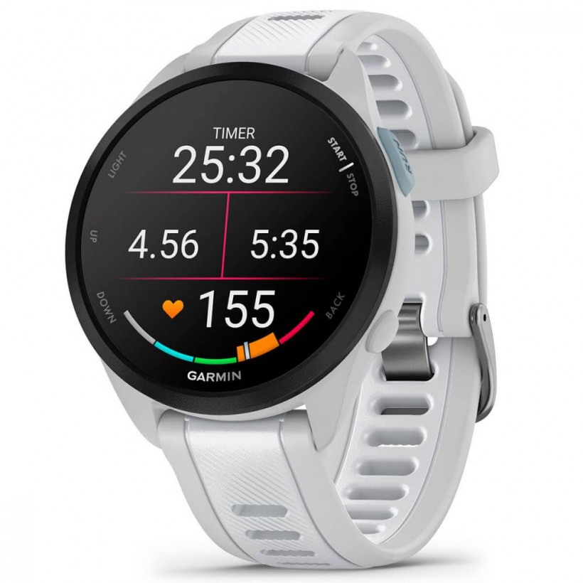 Смарт-годинник Garmin Forerunner 165 Music Mist Gray/Whitestone (010-02863-31)  Фото №1