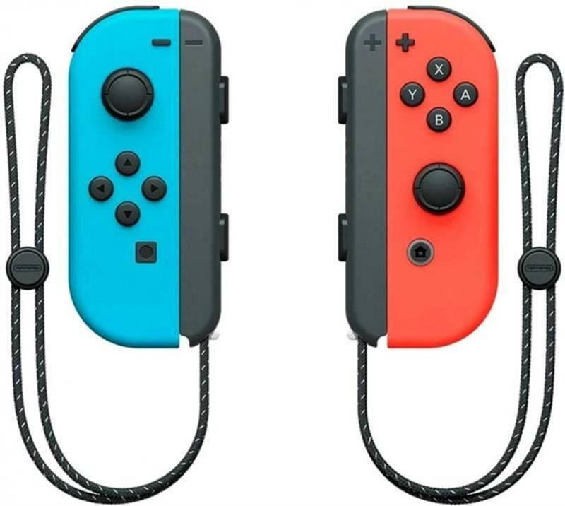 Портативна ігрова приставка Nintendo Switch OLED with Neon Blue and Neon Red Joy-Con (045496453442)  Фото №3