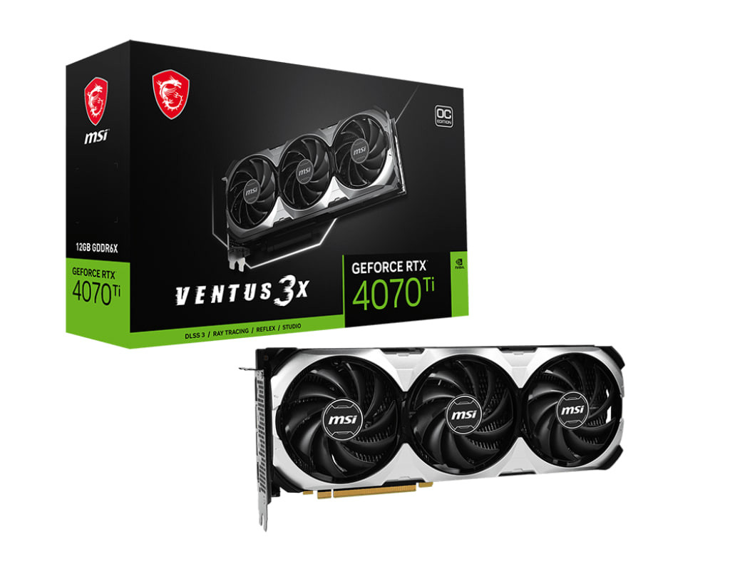 Видеокарта MSI GeForce RTX 4070 Ti VENTUS 3X 12G OC  Фото №5