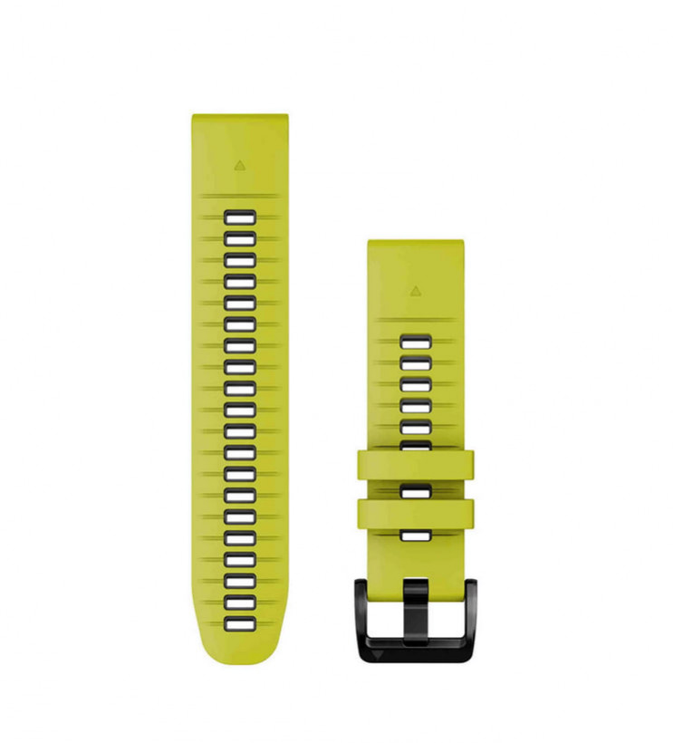 Ремешок Garmin Ремешок QuickFit 22 Watch Bands Silicone - Electric Lime/Graphite (010-13280-03)