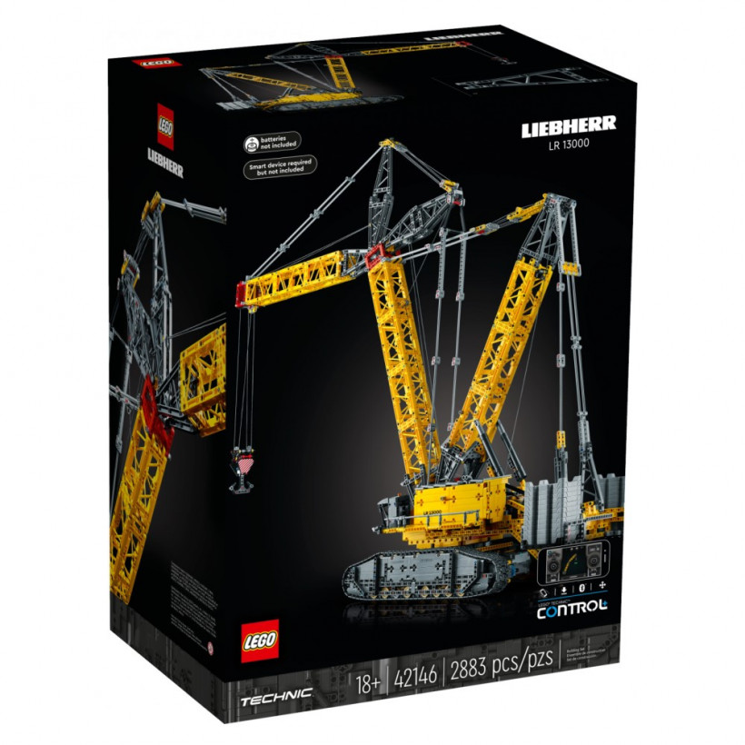 Блоковый конструктор LEGO Гусеничный кран Liebherr LR 13000 (42146)  Фото №1