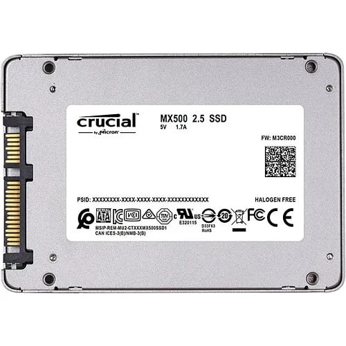 SSD накопичувач Crucial MX500 2.5 500 GB (CT500MX500SSD1)  Фото №1