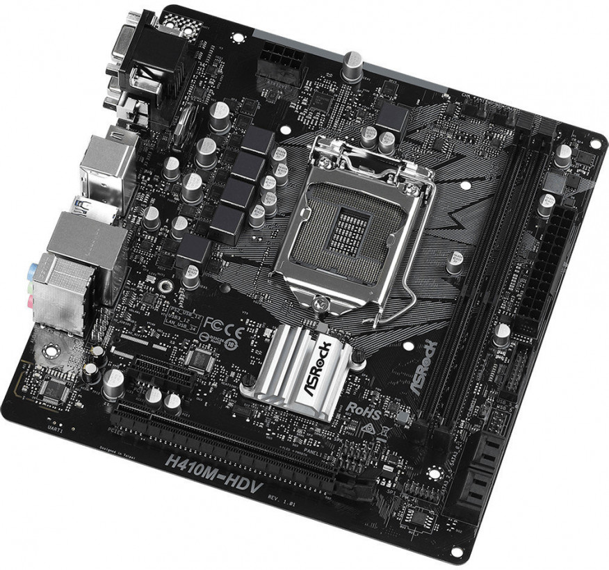 Материнська плата ASRock H410M-HDV  Фото №1