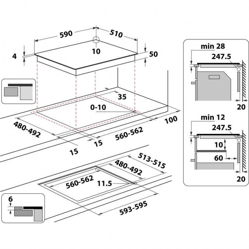 Варильна поверхня електрична Whirlpool WL S7960 NE  Фото №3