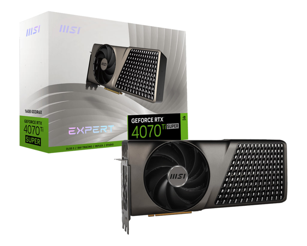 Видеокарта MSI GeForce RTX 4070 Ti SUPER EXPERT  Фото №4