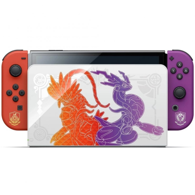 Портативная игровая приставка Nintendo Switch OLED Model Pokemon Scarlet &amp; Violet Edition  Фото №3