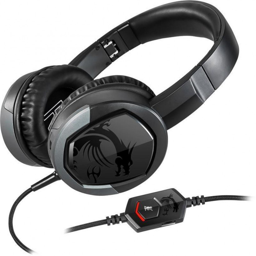 Навушники з мікрофоном MSI Immerse GH30 Immerse Stereo Over-ear Gaming Headset V2 (S37-2101001-SV1)  Фото №2