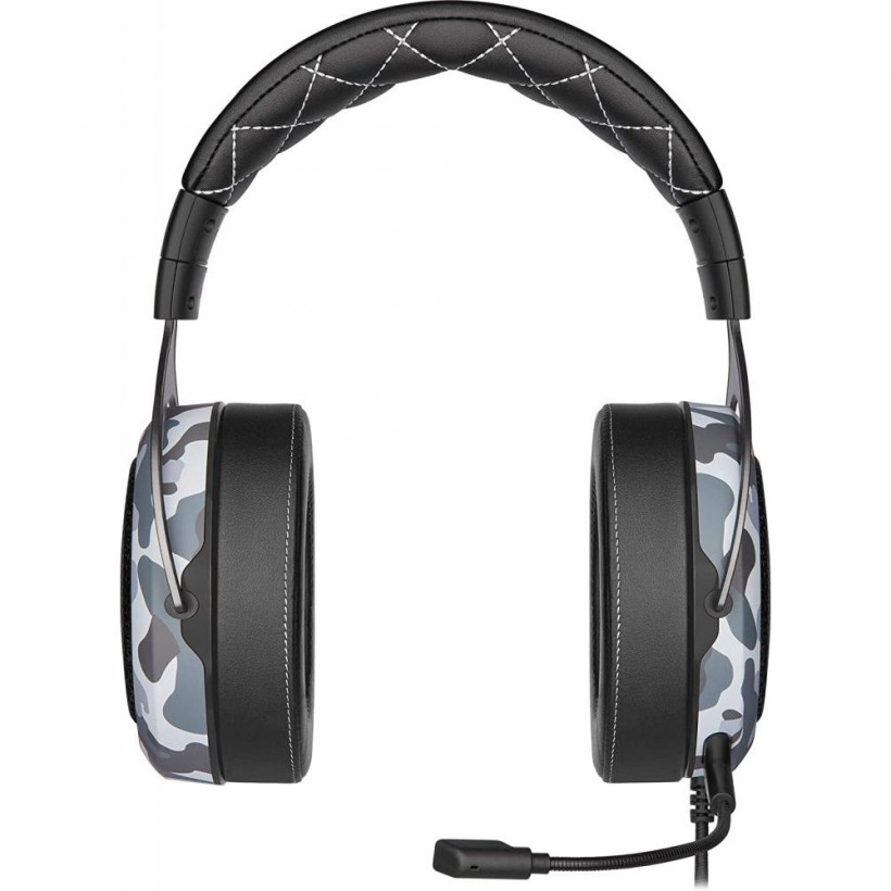 Навушники з мікрофоном Corsair HS60 Haptic Artic Camo (CA-9011225)  Фото №0