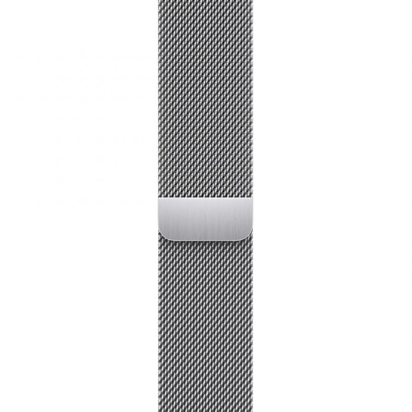 Смарт-годинник Apple Watch Series 9 GPS + Cellular 45mm Silver S. Steel Case w. Silver Milanese Loop (MRMQ3)  Фото №1