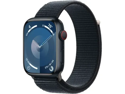 Смарт-годинник Apple Watch Series 9 GPS + Cellular 45mm Midnight Alu. Case w. Midnight S. Loop (MRMF3)  Фото №2