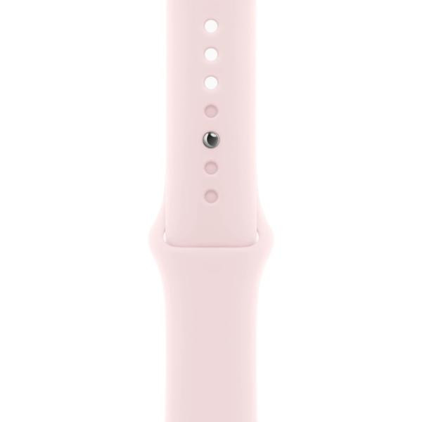 Смарт-часы Apple Watch Series 9 GPS + Cellular 45mm Pink Alu. Case w. Light Pink Sport Band - S/M (MRMK3)  Фото №2