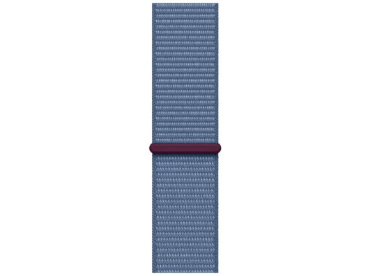 Смарт-годинник Apple Watch Series 9 GPS + Cellular 45mm Silver Aluminum Case with Winter Blue Sport Loop (MRMJ3)  Фото №4