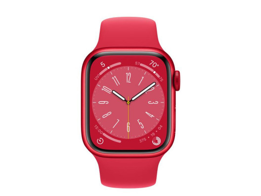 Смарт-годинник Apple Watch Series 8 GPS 45mm PRODUCT RED Aluminum Case w. PRODUCT RED S. Band (MNP43)  Фото №4