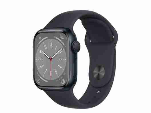 Смарт-годинник Apple Watch Series 8 GPS 45mm Midnight Aluminum Case w. Midnight Sport Band (MNP13)  Фото №2