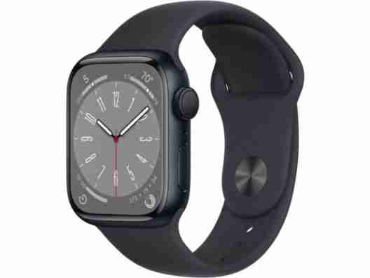 Смарт-годинник Apple Watch Series 8 GPS 45mm Midnight Aluminum Case w. Midnight Sport Band - S/M (MNUJ3)  Фото №2