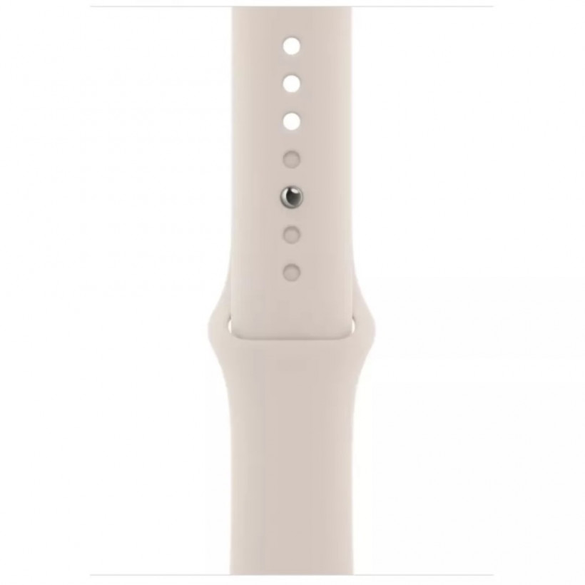 Смарт-годинник Apple Watch Series 8 GPS 45mm Starlight Aluminium Case w. Starlight S. Band - M/L (MNP93)  Фото №1