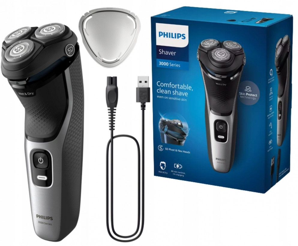 Електробритва чоловіча Philips Shaver Series 3000 S3143/00  Фото №0