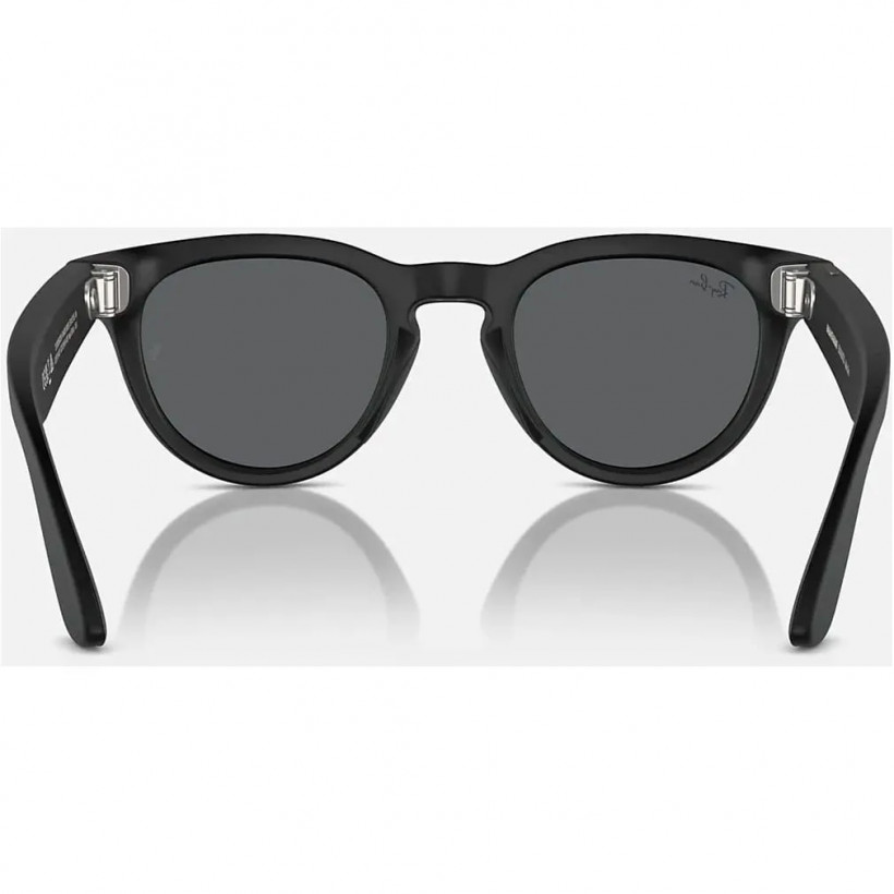 Смарт-очки Ray-Ban Смарт-очки Meta Headliner Matte Black Frame/Charcoal Black Lenses (RW4009 601S87 50-23)  Фото №1