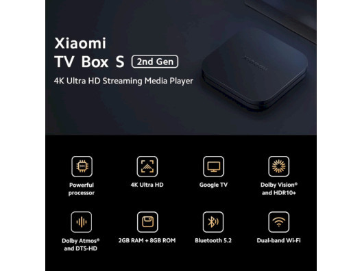 Стационарный медиаплеер Xiaomi Mi TV Box S 2nd Gen (MDZ-28-AA)  Фото №5